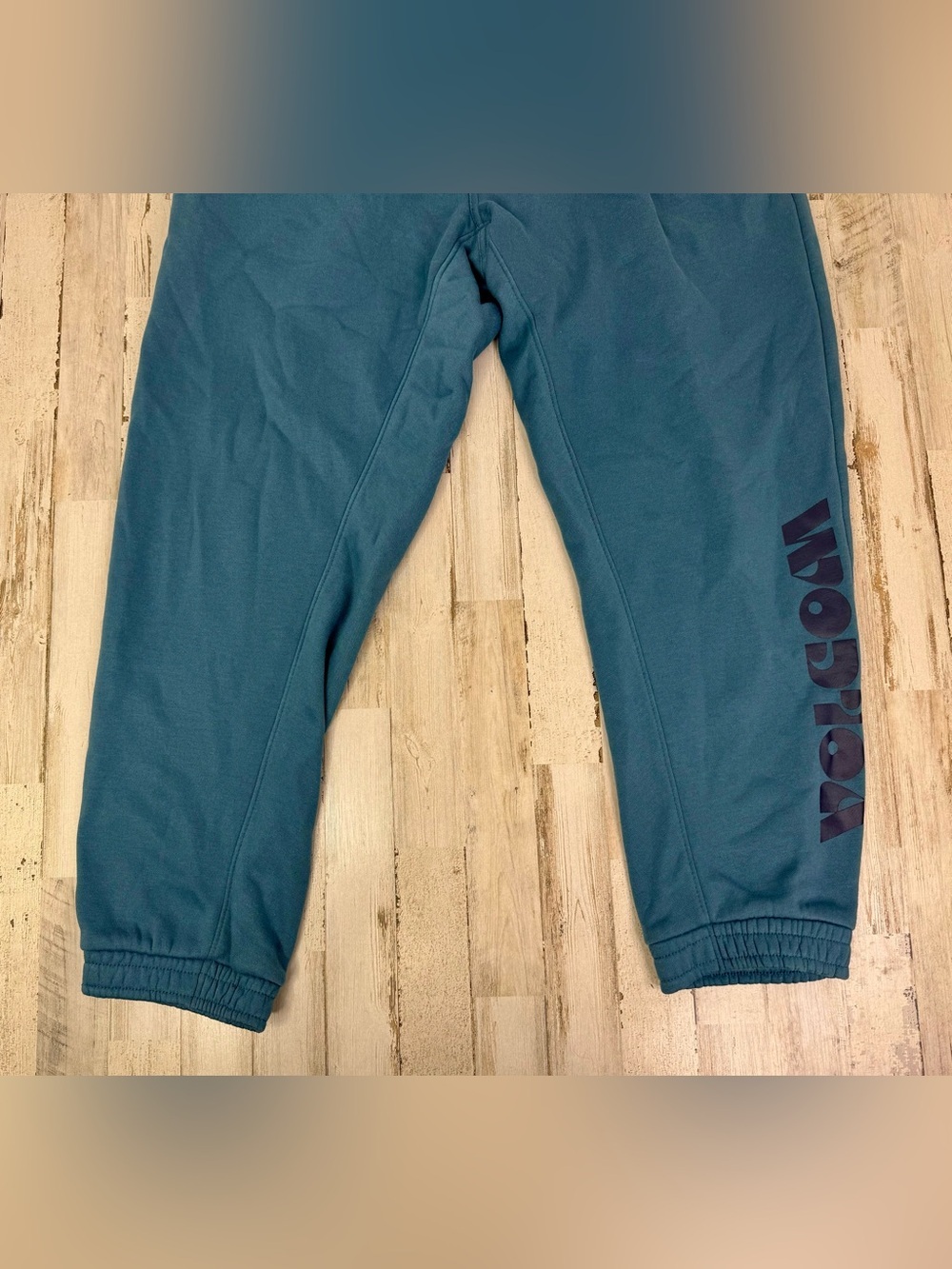 Volcom Mens Fleece Jogger Sweatpants XXL Tapered Teal - Picture 3 of 10